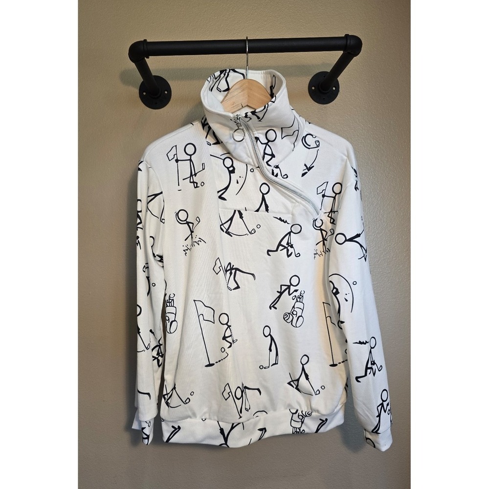 Hyper-prep Golf Sweatshirt by Acegolfs women's size medium